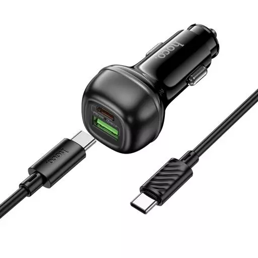 Z58A Rank 48W dual port PD30W+QC3.0 car charger set(C to C)