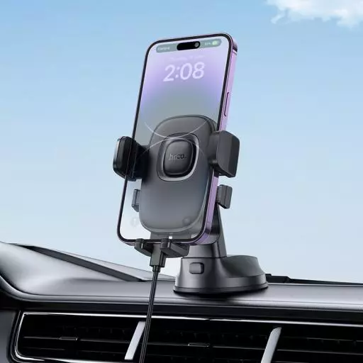 H76 Crown One-button Car Holder(center Console)