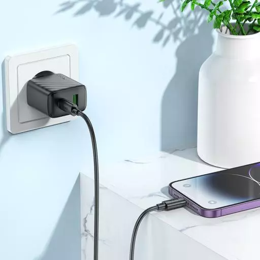 CS23A Sunlight Dual Port PD30W+QC3.0 Charger(EU)