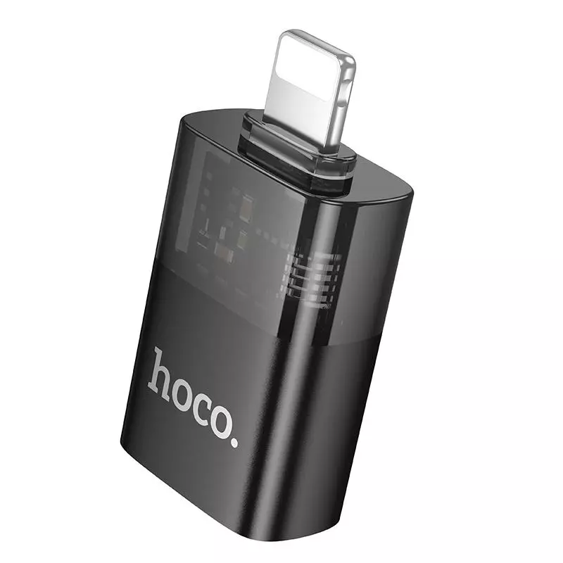 UA36 IP Male To USB Female OTG Transparent Adapter UA36 IP Male To USB Female OTG Transparent Adapter