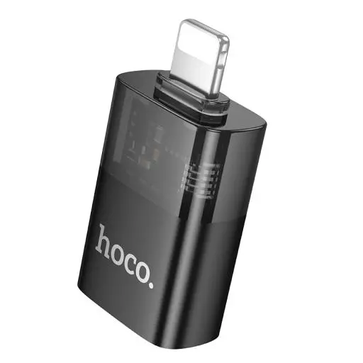 UA36 IP Male To USB Female OTG Transparent Adapter