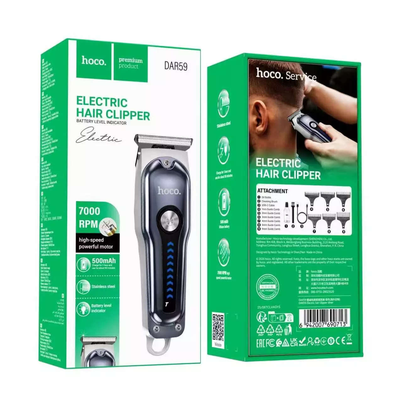 DAR59 Electric Hair Clipper