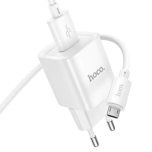 C145A Charm Single Port QC3.0 Charger Set(Micro)(EU)