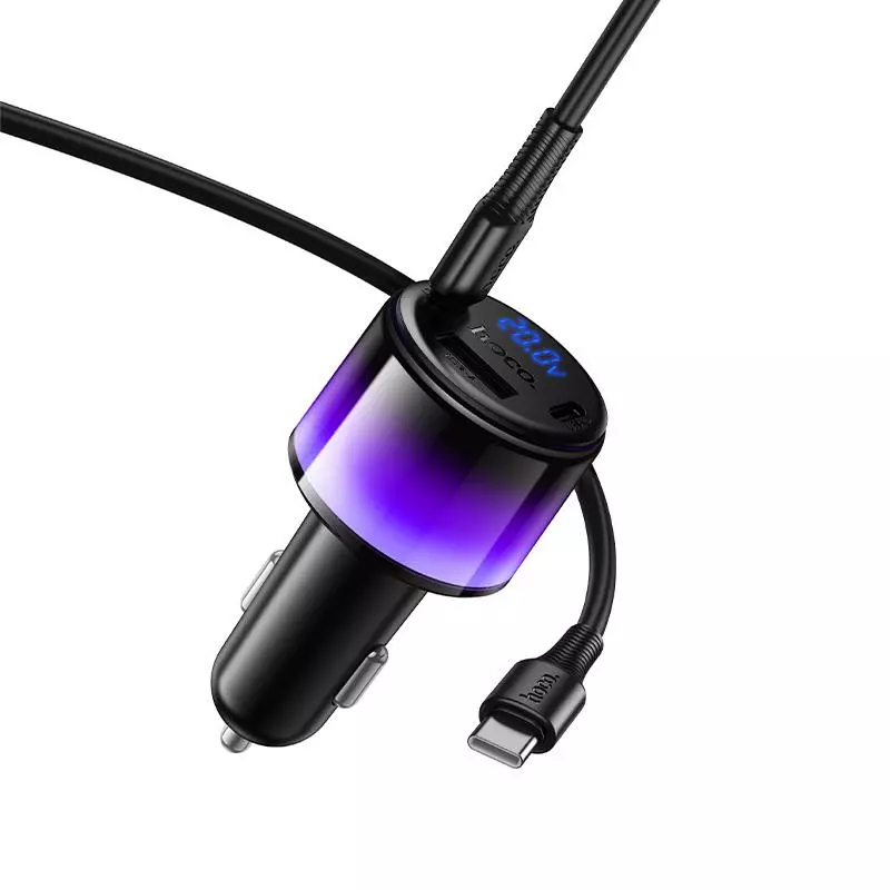 Z69B Vivido PD57W(2C1A) Car Charger With Digital Display Set(C To C)