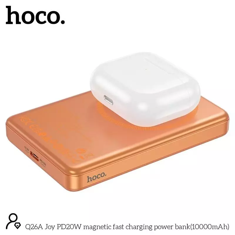 Q26A Joy PD20W Magnetic Fast Charging Power Bank(10000mAh) Q26A Joy PD20W Magnetic Fast Charging Power Bank(10000mAh)
