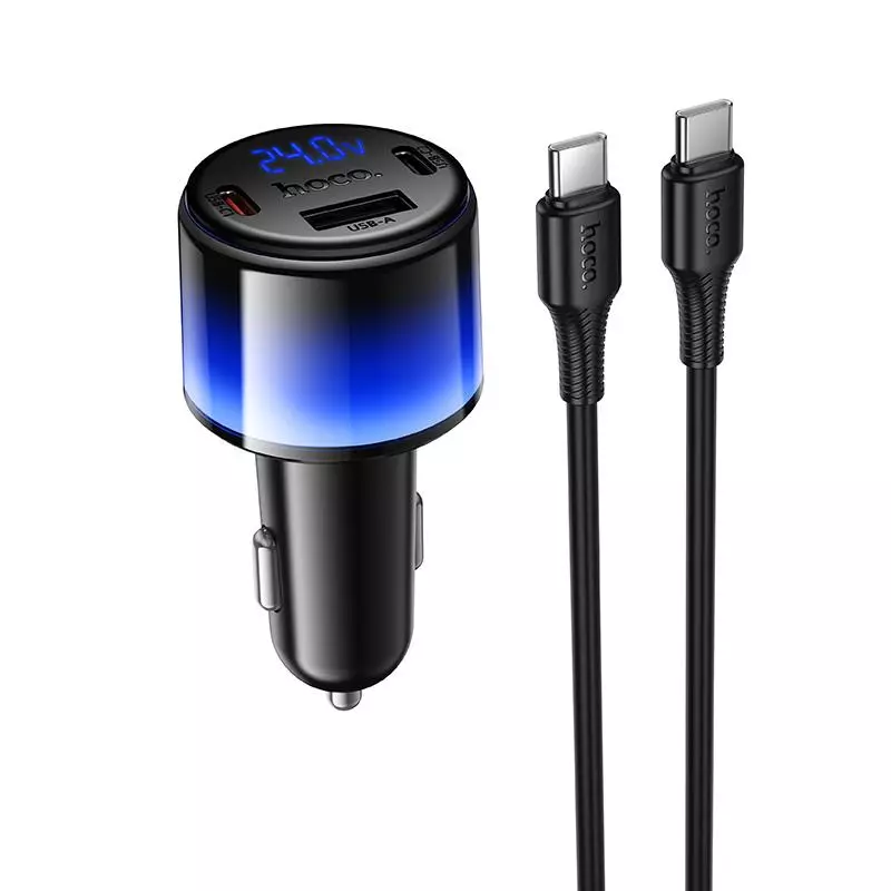 Z69B Vivido PD57W(2C1A) Car Charger With Digital Display Set(C To C)