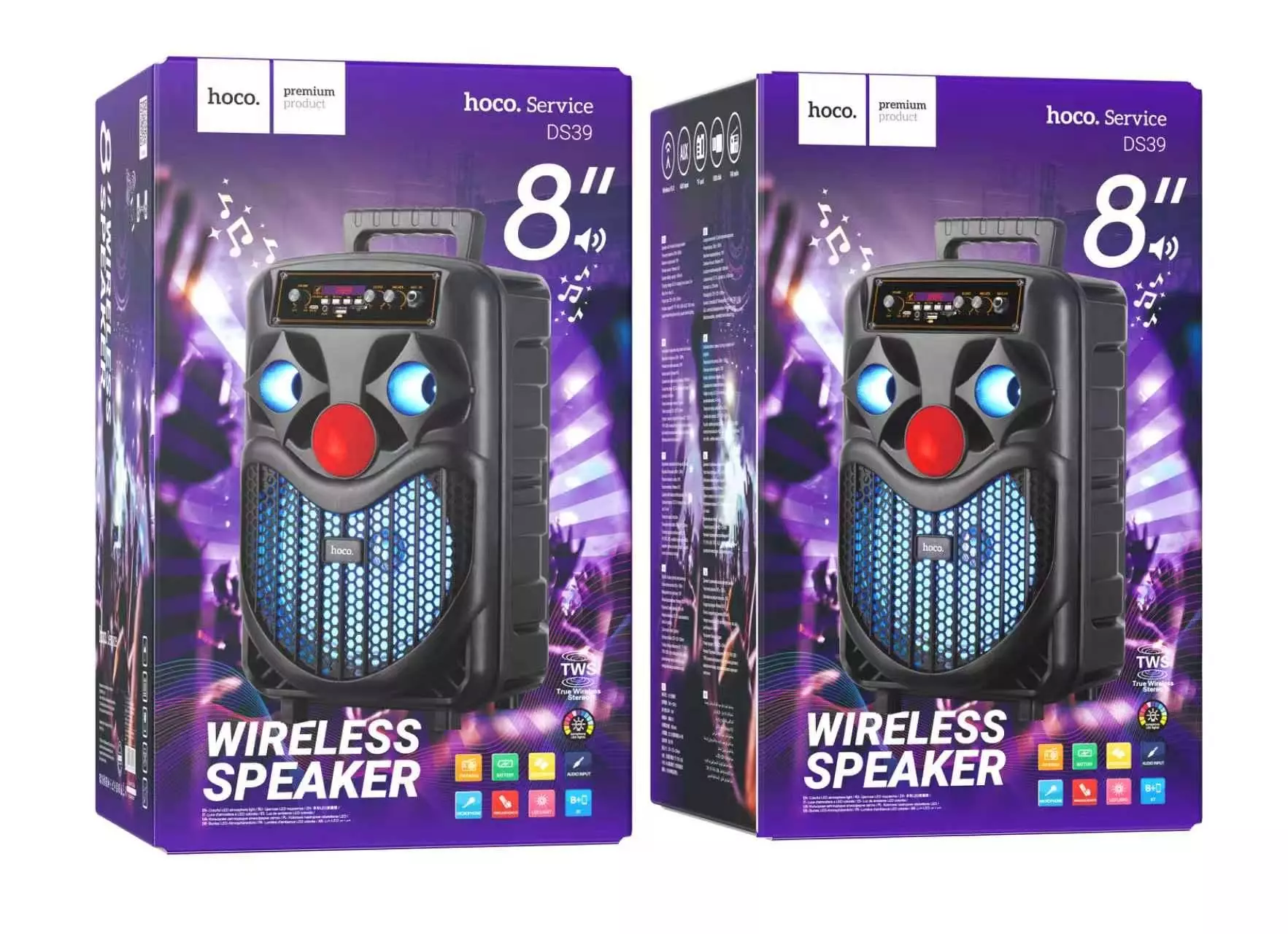 DS39 8-Inches Portable BT Speaker