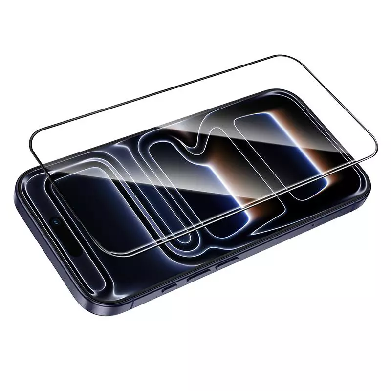IP17 Air(10PCS)(G16 )Guardian Shield Series Full Screen 5D Large Arc Tempered Glass Set For