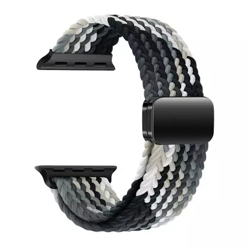 WA43 Jane Eyre Series Loop Magnetic Buckle Nylon Strap(44/45/46/49mm)