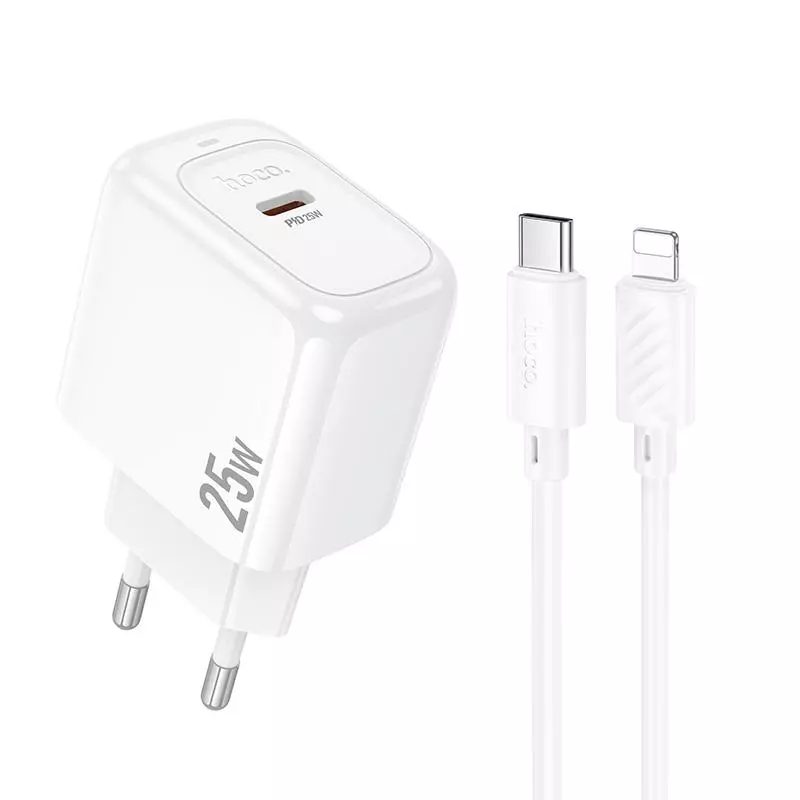 CS53A Surplus Single Port PD25W Charger Set(C To IP)(EU)