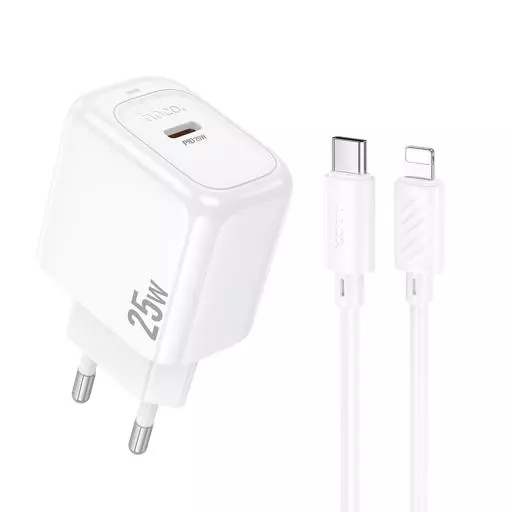 CS53A Surplus Single Port PD25W Charger Set(C To IP)(EU)
