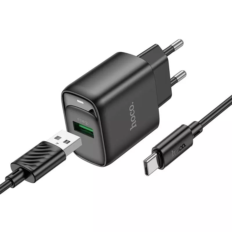 C140A Smart Single Port QC3.0 Charger Set(Type-C)(EU)