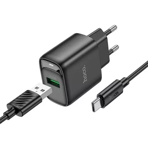 C140A Smart Single Port QC3.0 Charger Set(Type-C)(EU)