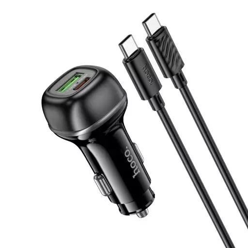 Z58A Rank 48W dual port PD30W+QC3.0 car charger set(C to C)