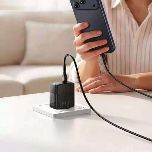 CS113A Lounge Single Port PD40W Charger Set(C To C)(EU)