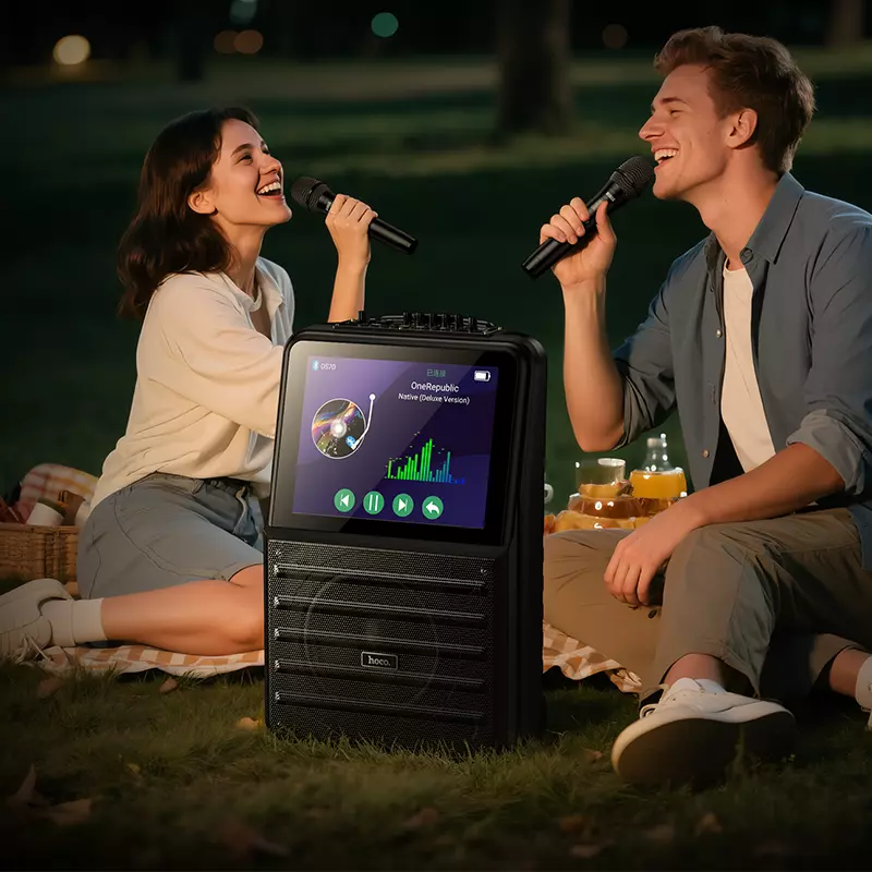 DS70 60W Karaoke Speaker With Dual Wireless Microphones DS70 60W Karaoke Speaker With Dual Wireless Microphones