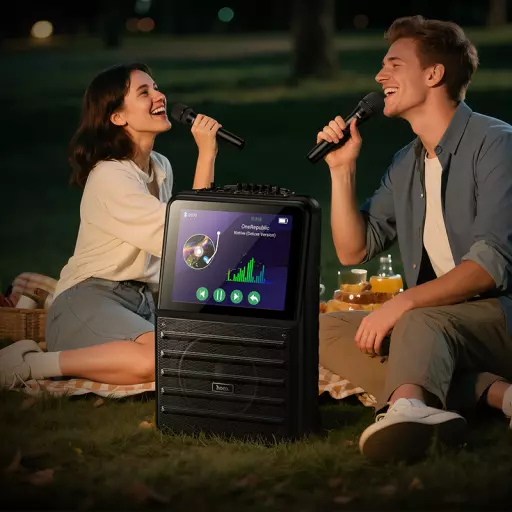 DS70 60W Karaoke Speaker With Dual Wireless Microphones