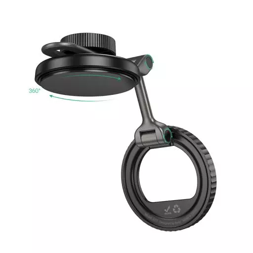H77 View Folding Magnetic Ring Car Holder(center Console)