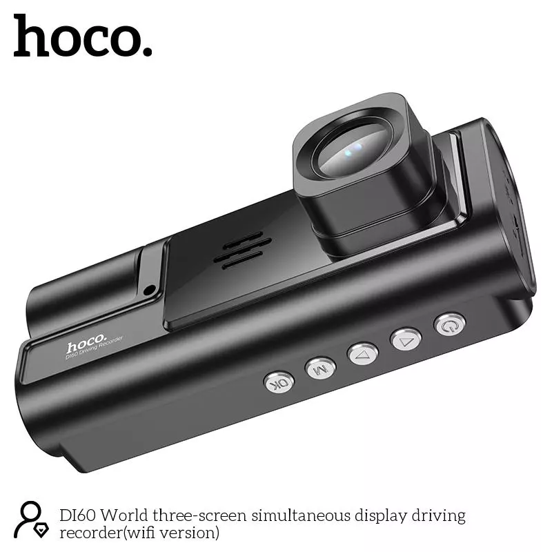 DI60 World Three-screen Simultaneous Display Driving Recorder(wifi Version)