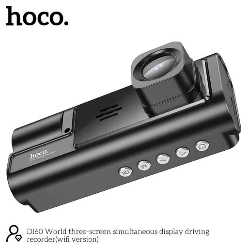 DI60 World Three-screen Simultaneous Display Driving Recorder(wifi Version)