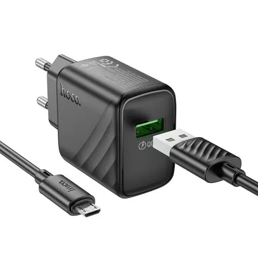 CS21A Rich Single Port QC3.0 Charger Set(Micro)(EU)