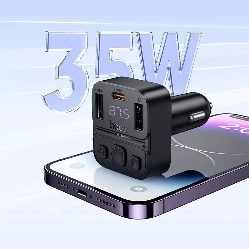 E87 Delta 35W(1A1C) Car BT FM Transmitter