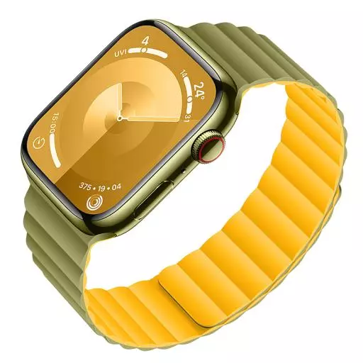 WA29 Flexible Series Buckle-free Magnetic Silicone Strap (44/45/46/49Mm)