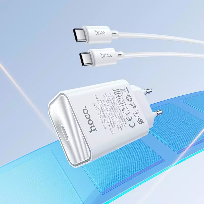 C143A Benefit Single Port PD20W Charger Set(C To C)(EU)
