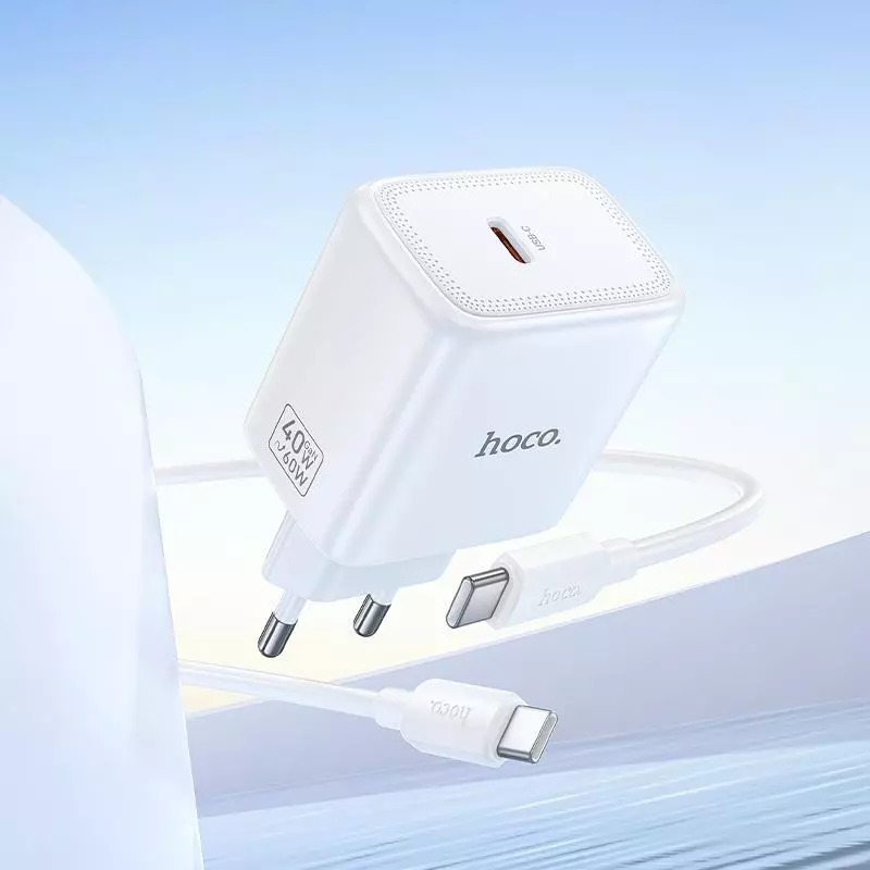 N83 Profit Single Port PD40W Charger Set(C To C)(EU) N83 Profit Single Port PD40W Charger Set(C To C)(EU)