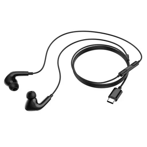 M101 Pro Crystal Sound Type-C Wire-controlled Digital Earphones With Microphone