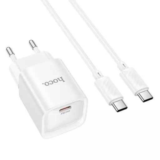 C146A Charm Single Port PD20W Charger Set(C To C)(EU)