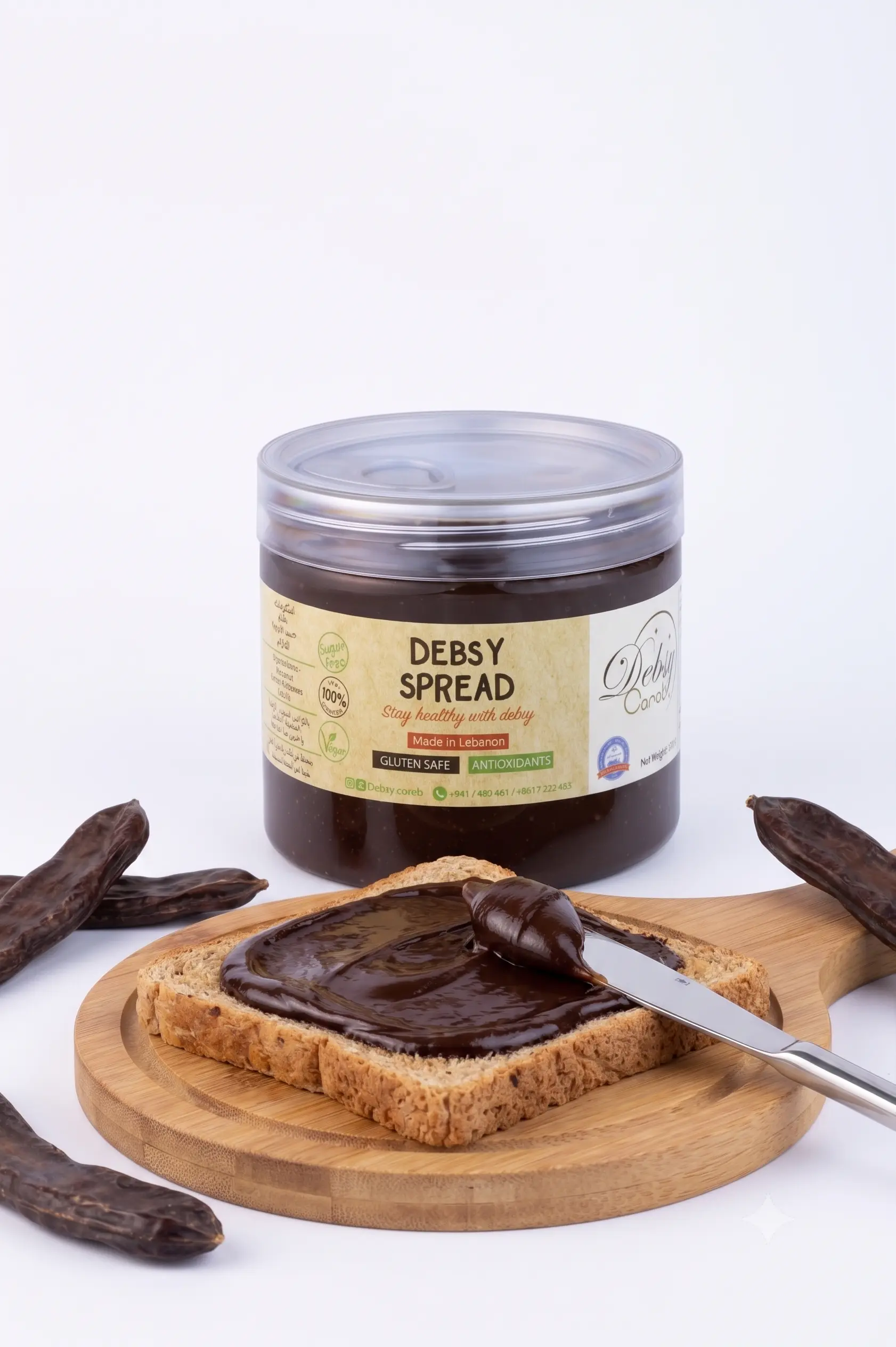 DEBSY CAROB SPREAD 370G