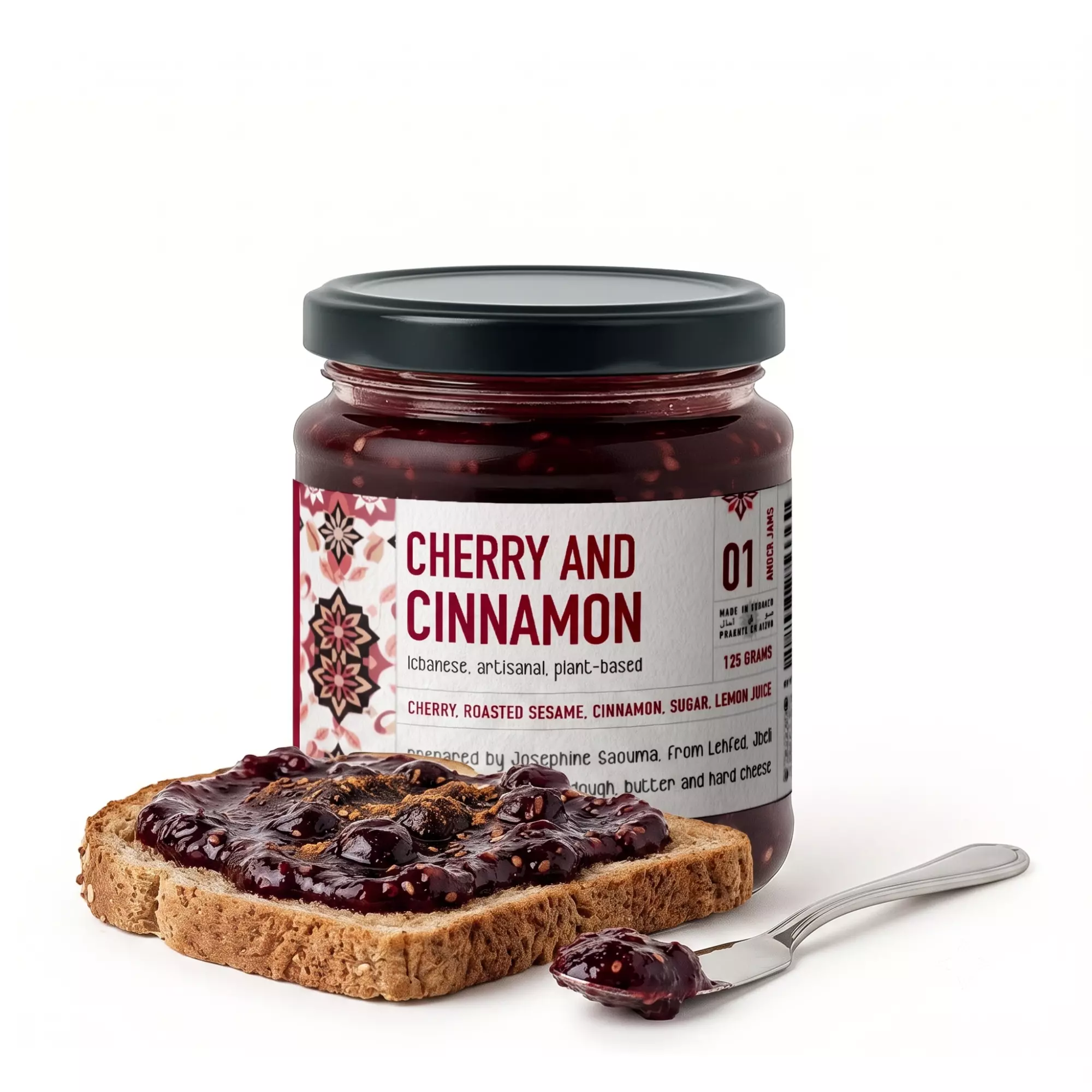 JAR THURAYA CHERRY CINNAMON JAM 125G