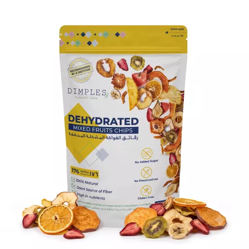 DIMPLES DRIED MIXED FRUITS PACKET 60G