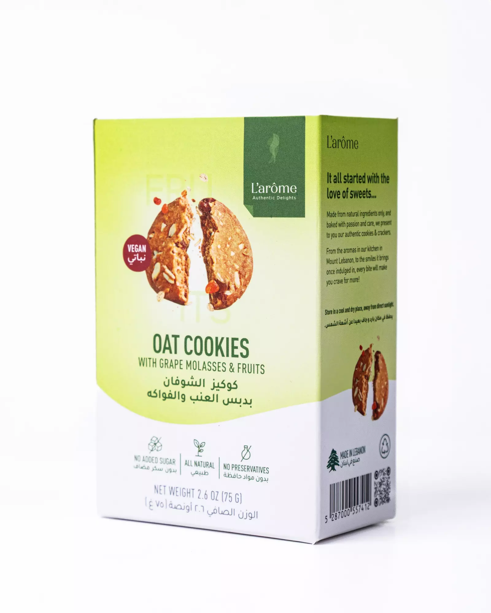 L'ARÔME OAT COOKIES 150G