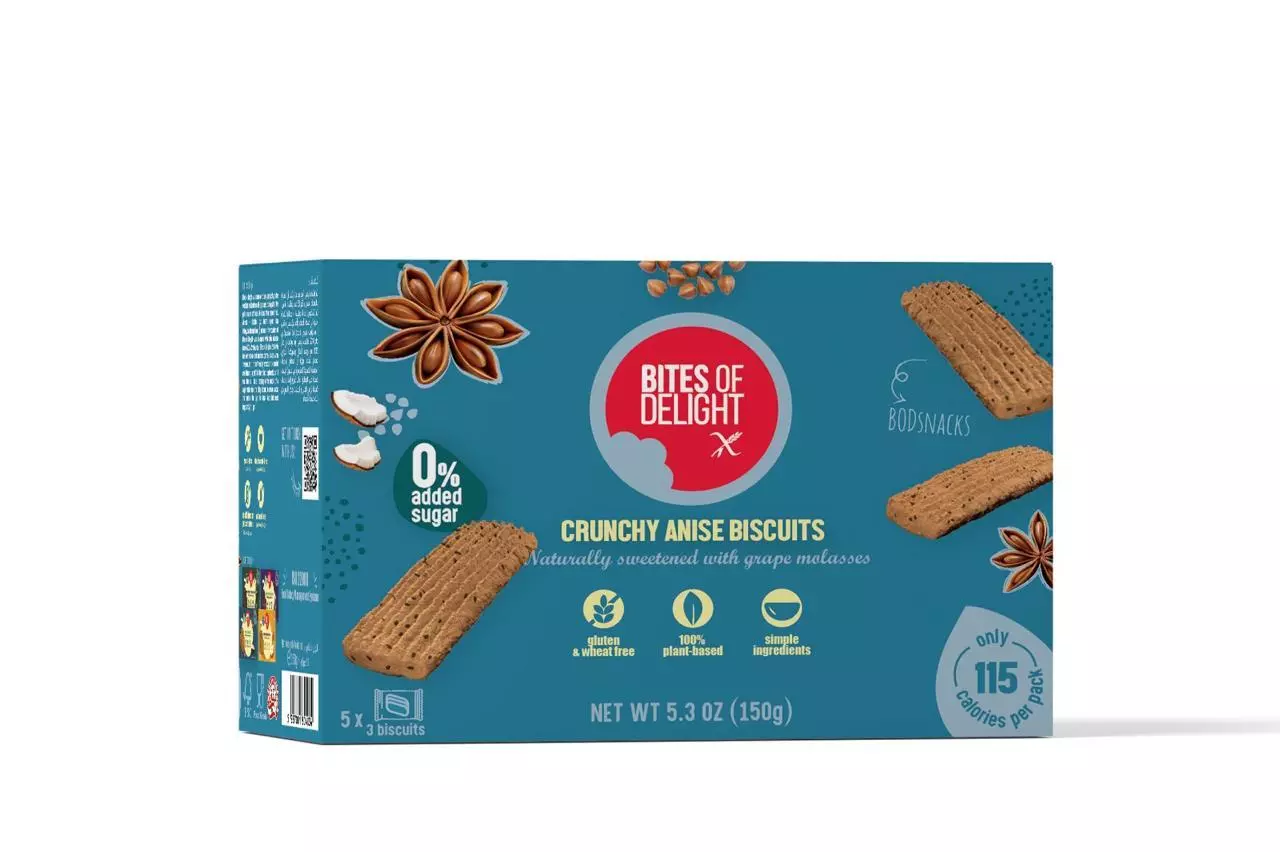 BITES OF DELIGHT GLUTEN FREE ANISE BISCUITS 150G