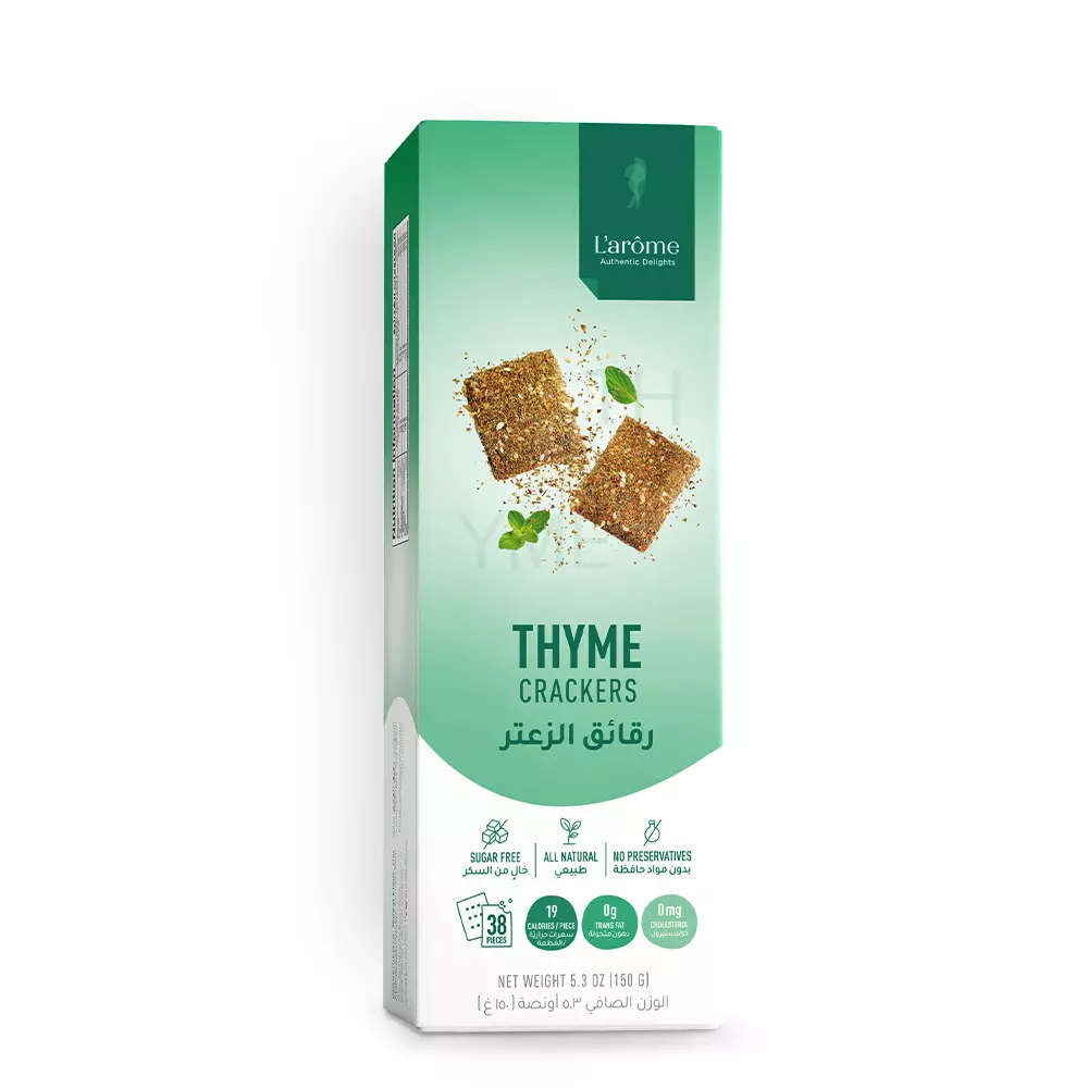 L'ARÔME THYME CRACKERS 150G