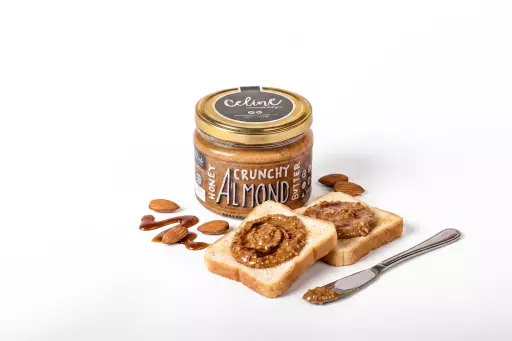 CELINE ALMOND BUTTER HONEY CRUNCHY 300G