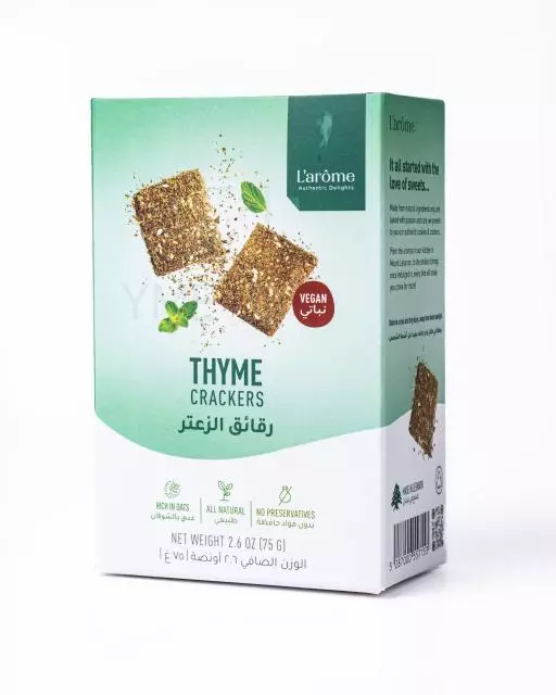 L'ARÔME THYME CRACKERS 150G