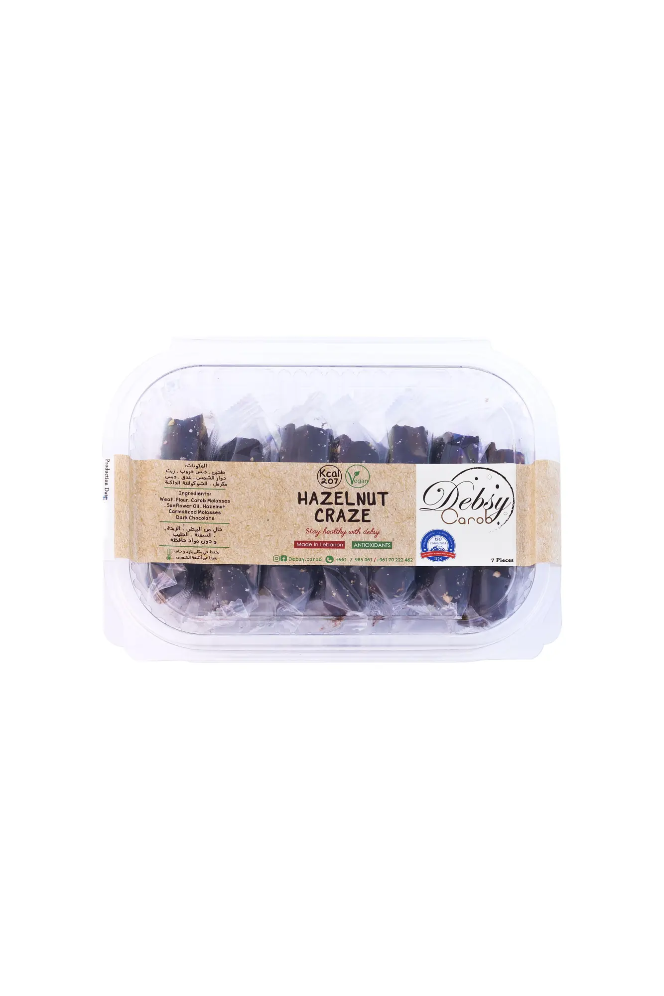DEBSY CAROB HAZELNUT CRAZE 340G