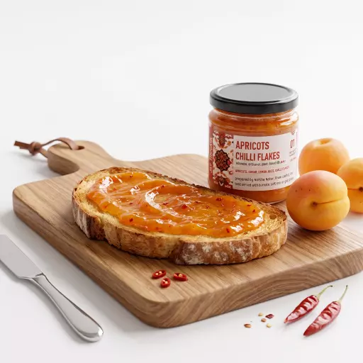 JAR THURAYA APRICOTS CHILLI FLAKES JAM 125gr