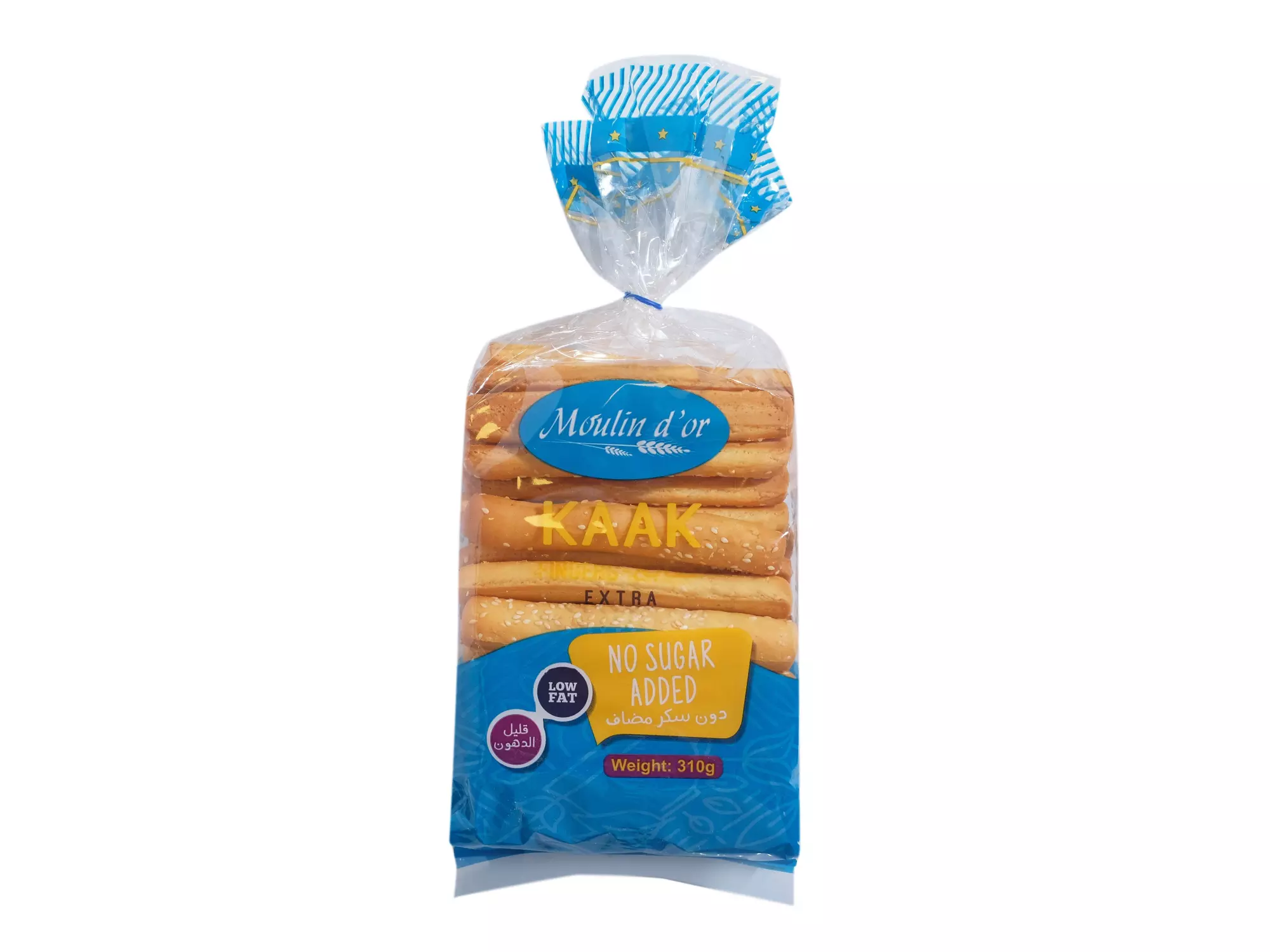 Moulin D'or KAAK FINGERS NO SUGAR 310G
