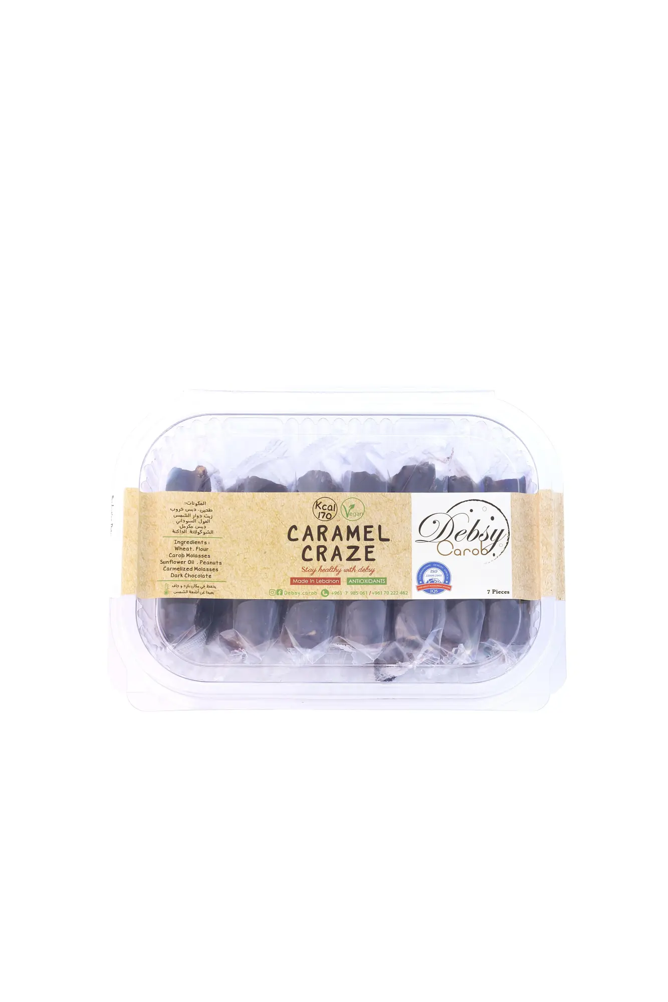 DEBSY CAROB CARAMEL CRAZE 340G