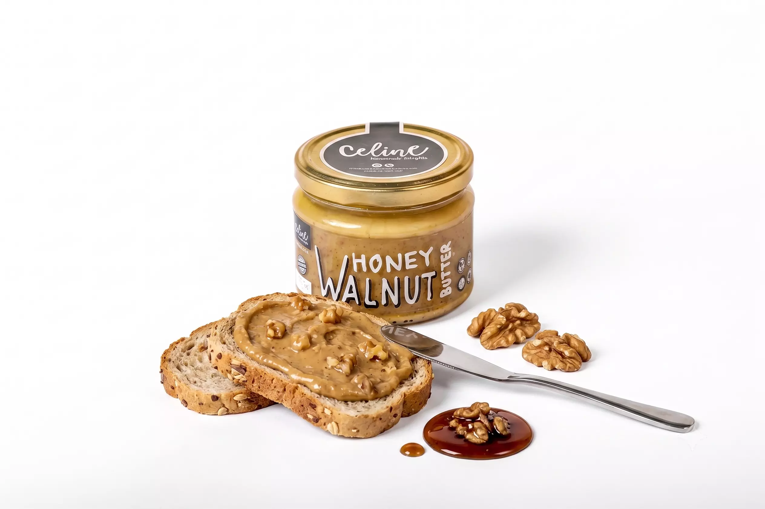 CELINE WALNUT BUTTER HONEY 284G