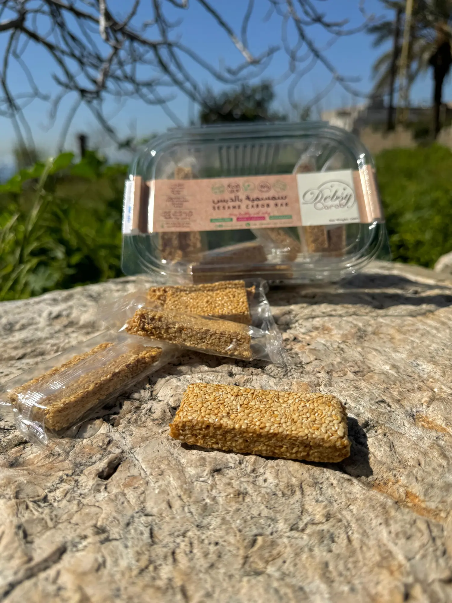 DEBSY CAROB SESAME CAROB BAR 250G