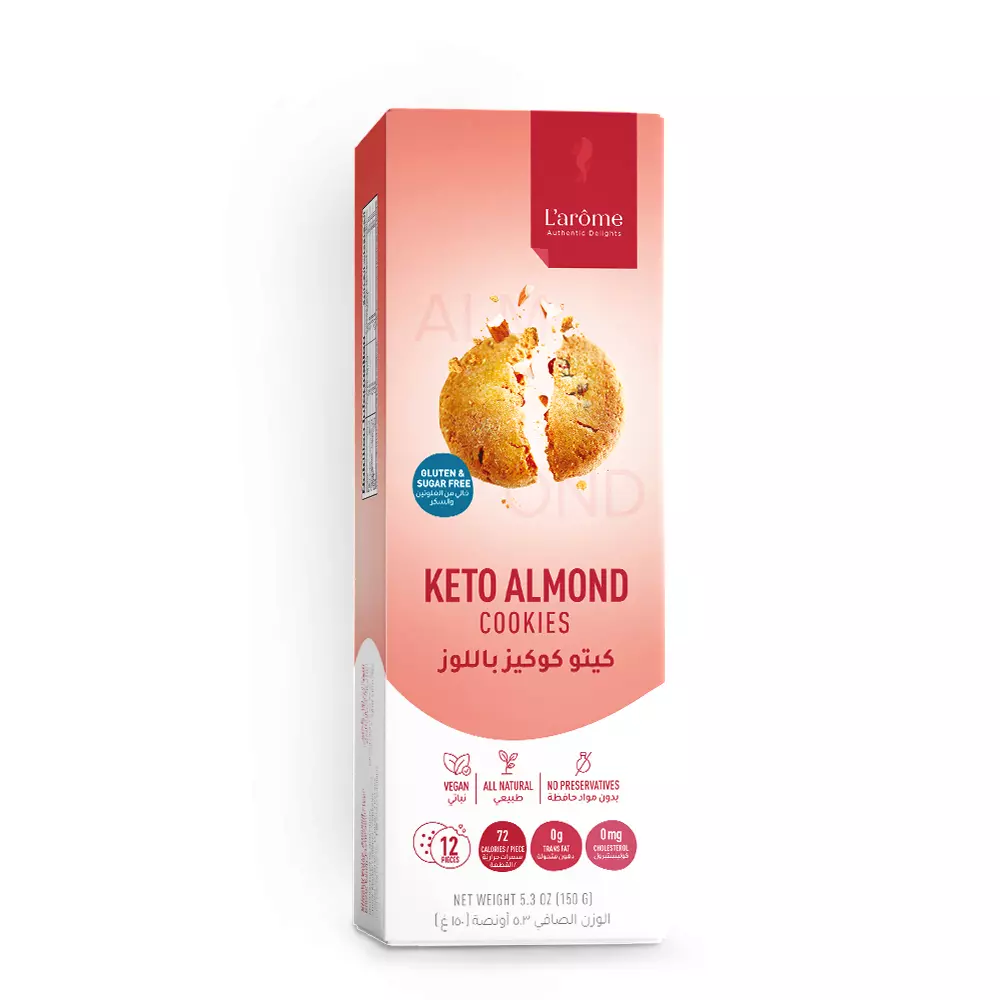 L'ARÔME KETO ALMOND COOKIES 150G