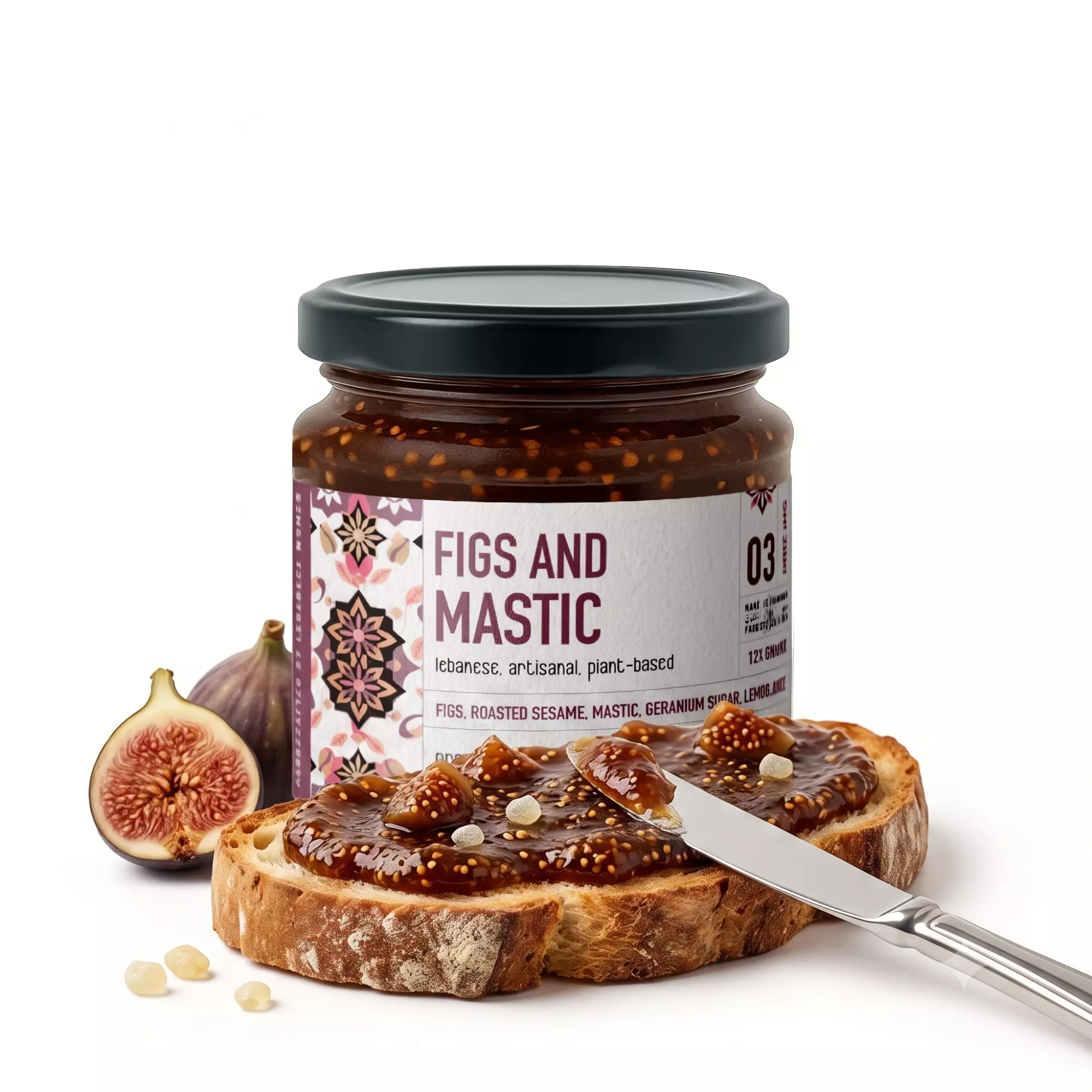 JAR THURAYA FIG MASTIC JAM 125G