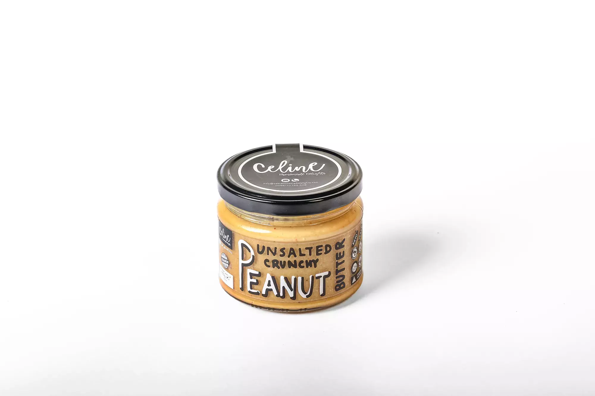 CELINE PEANUT BUTTER CRUNCHY UNSALTED 300G