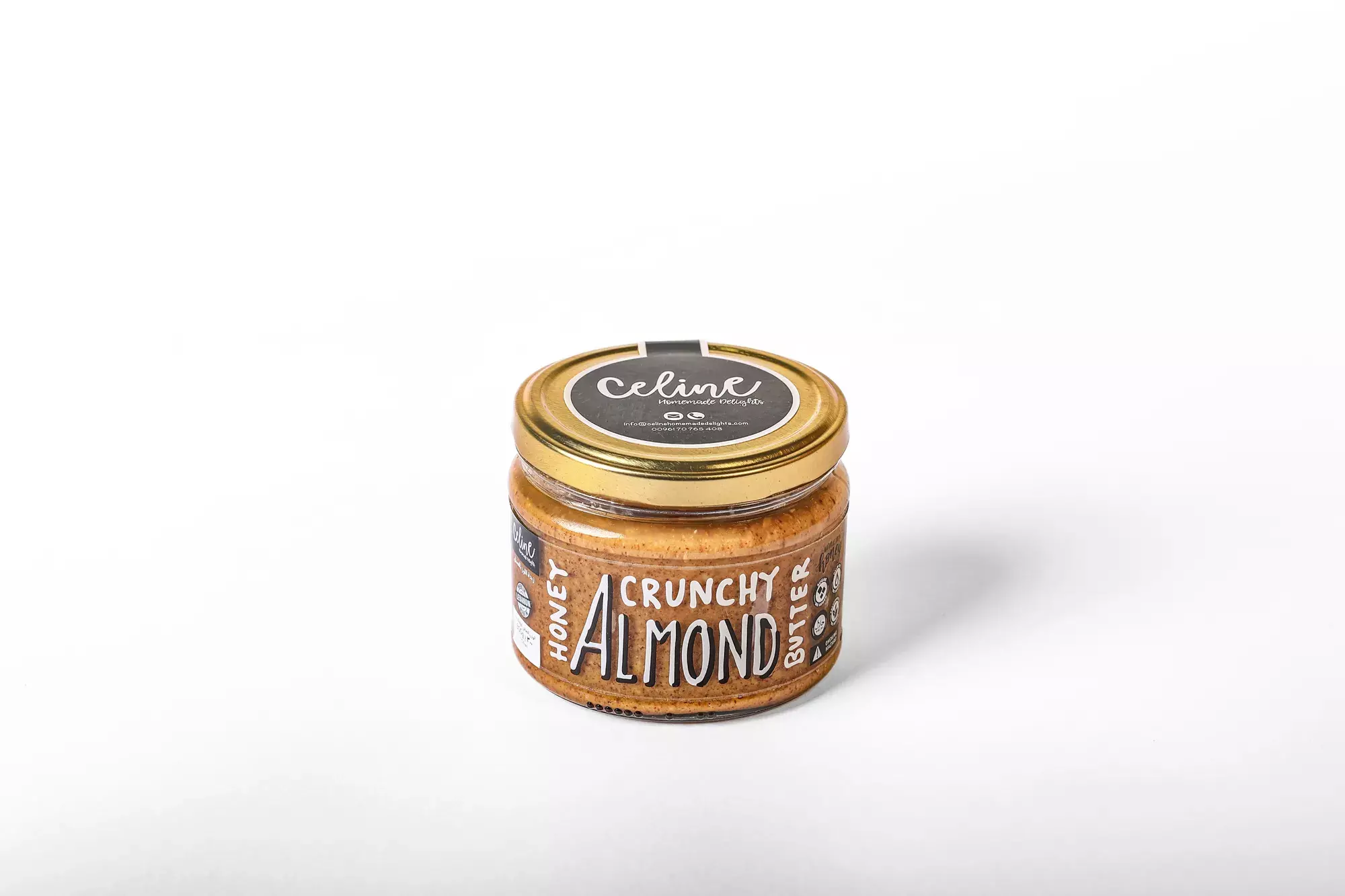 CELINE ALMOND BUTTER HONEY CRUNCHY 300G
