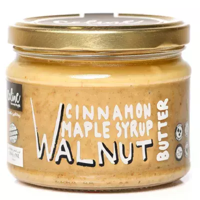 CELINE WALNUT BUTTER CINNAMON MAPLE SYRUP 284G